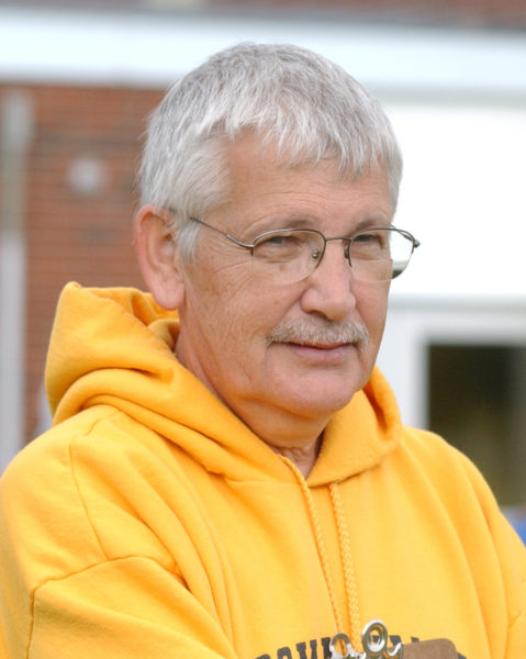Medomak Valley coach George Gould earned his 2,000th career win at the Class B track and field state championship meet on June 6 in Freeport. (Paula Roberts photo, LCN file)