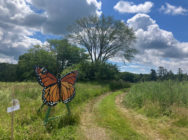 A piece by Catherine McLetchie, of The Good Supply in Inn Along the Way's "Flights of Fancy" installation. (Photo courtesy Jane Bjerklie-Barry)